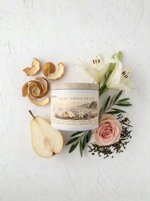 Silky Amber Shores Candle